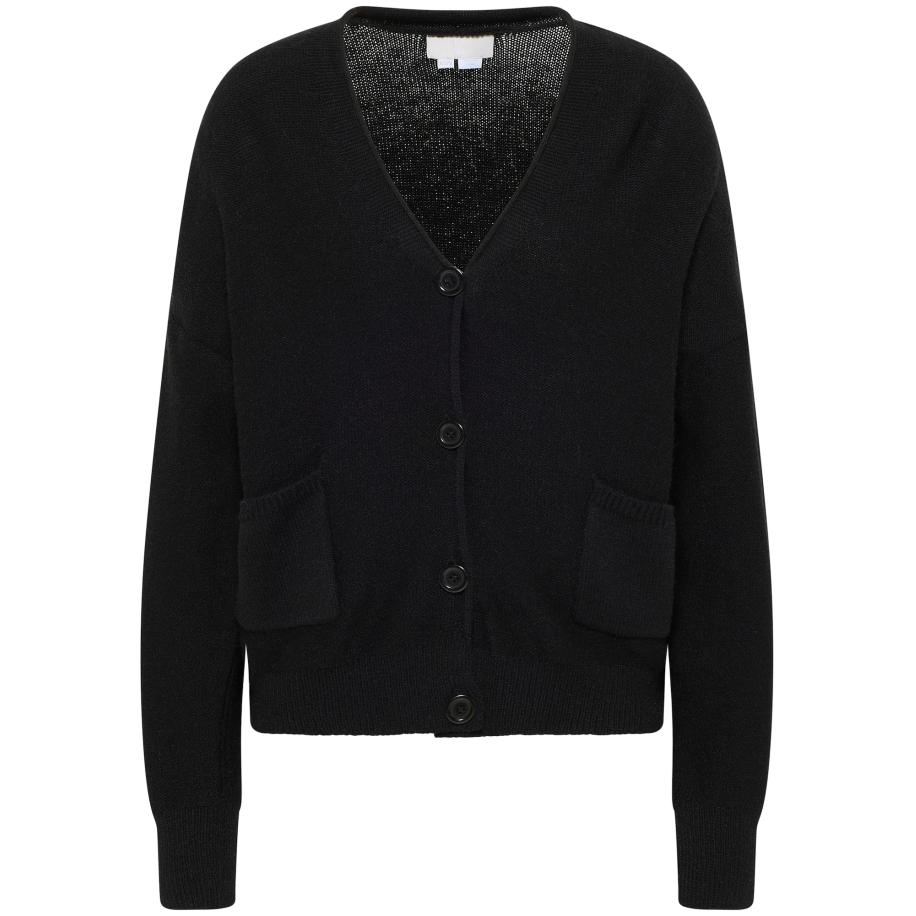 RISA RISA Gebreid vest zwart -