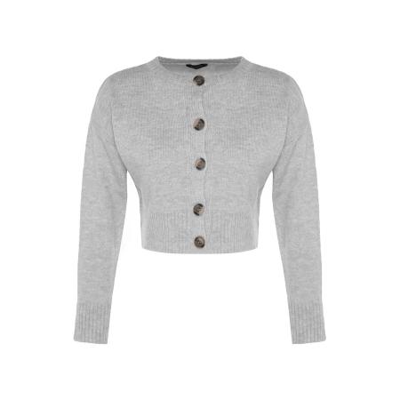 Trendyol Trendyol Gebreid vest grijs gemêleerd