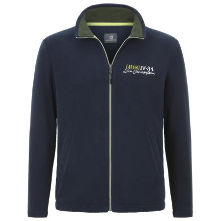jan vanderstorm Jan Vanderstorm Fleece jas Terje navy / geel / wit
