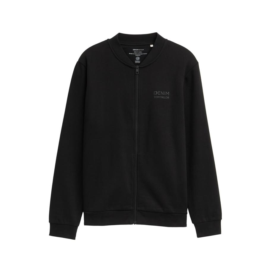 Tom Tailor TOM TAILOR DENIM Sweatvest zwart -
