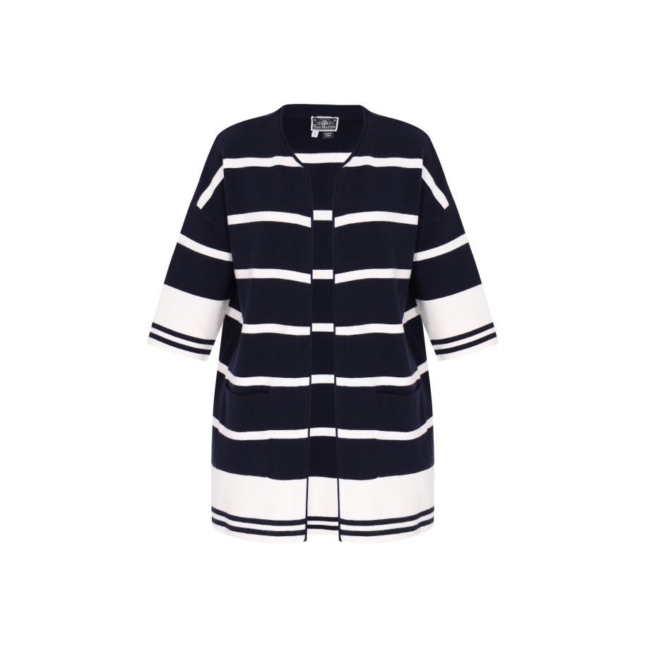 DreiMaster DreiMaster Maritim Gebreid vest marine / wit -