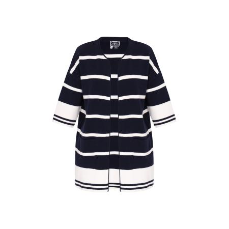 DreiMaster DreiMaster Maritim Gebreid vest marine / wit