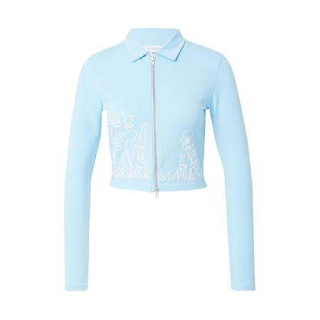 ABOUT YOU florence by mills exclusive for ABOUT YOU Gebreid vest Mahonia lichtblauw / wit