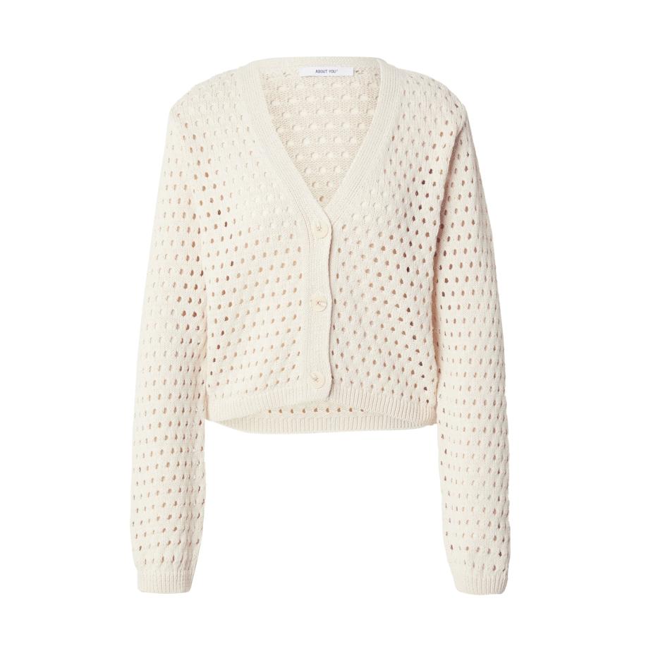 ABOUT YOU ABOUT YOU Gebreid vest Cecile ecru -