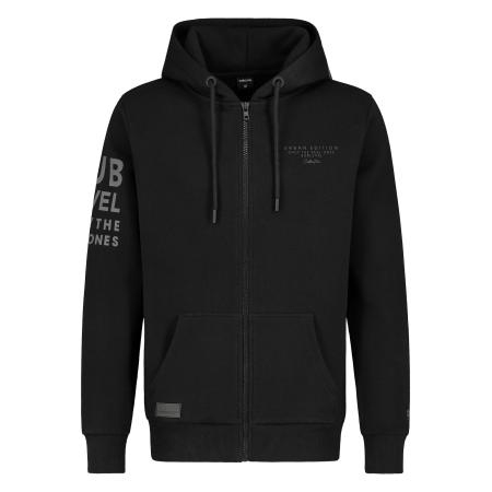 Sublevel Sweatvest grijs / zwart