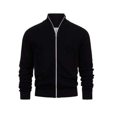 Kronstadt Kronstadt Gebreid vest Erik zwart