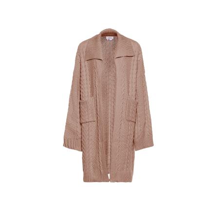 aleva aleva Gebreid vest lichtbeige