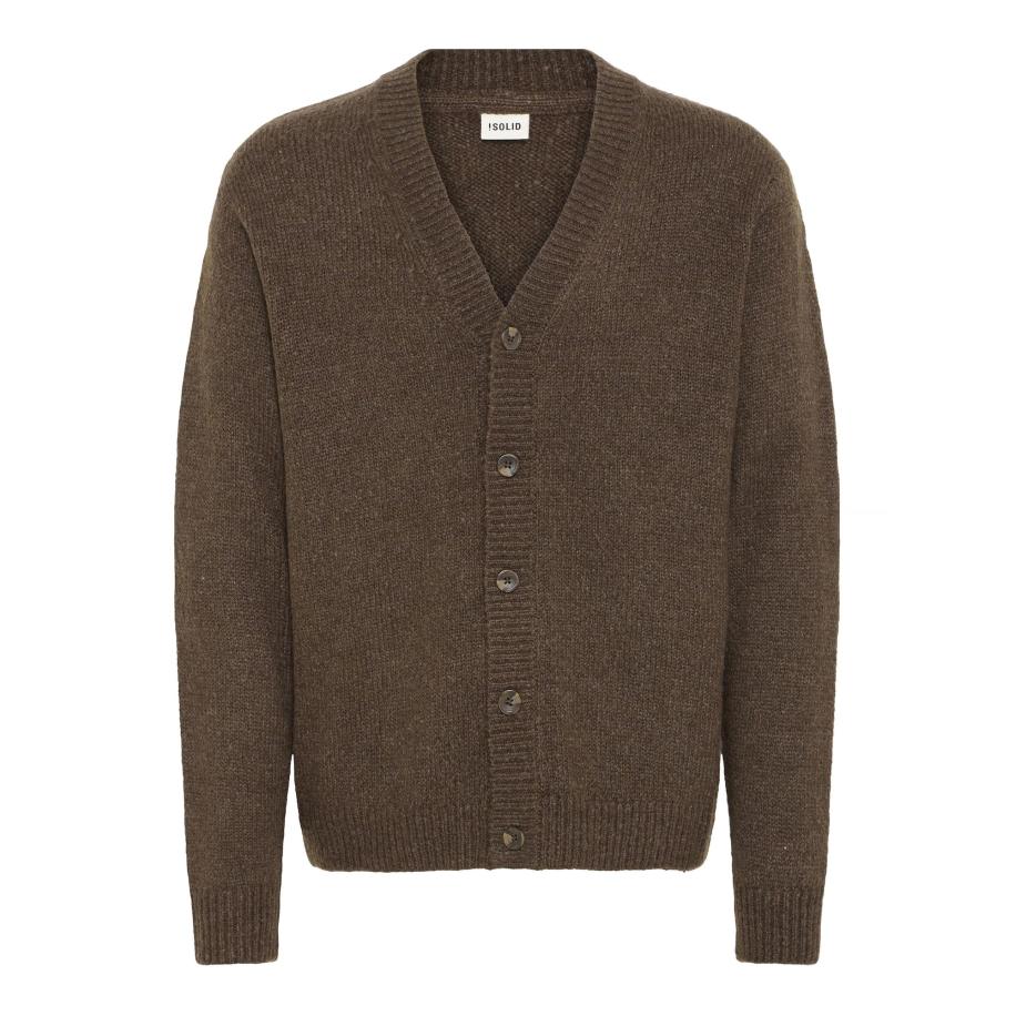 Solid !Solid Gebreid vest SDHamed zwart -