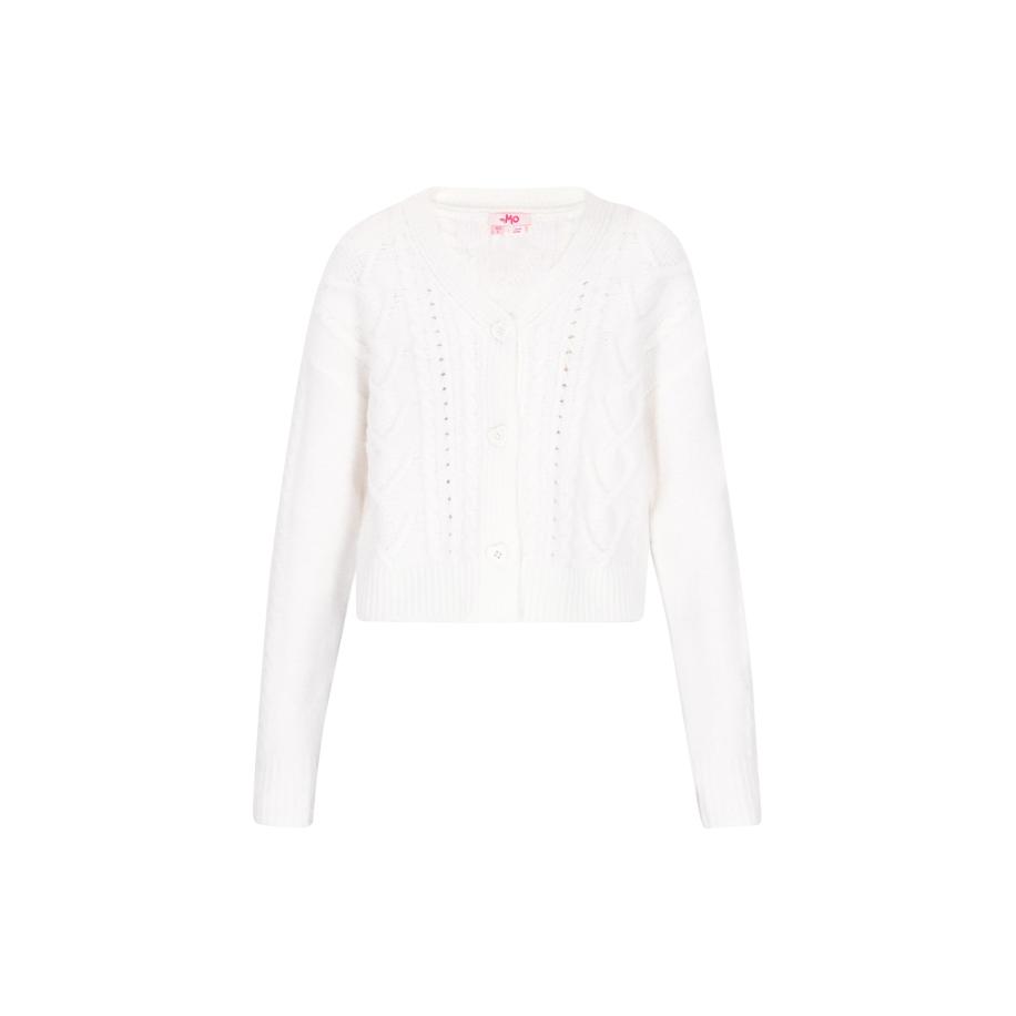 MYMO MYMO Gebreid vest offwhite -