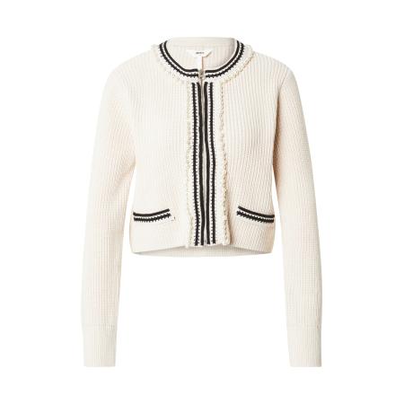 Object OBJECT Gebreid vest OBJPERLA beige / zwart