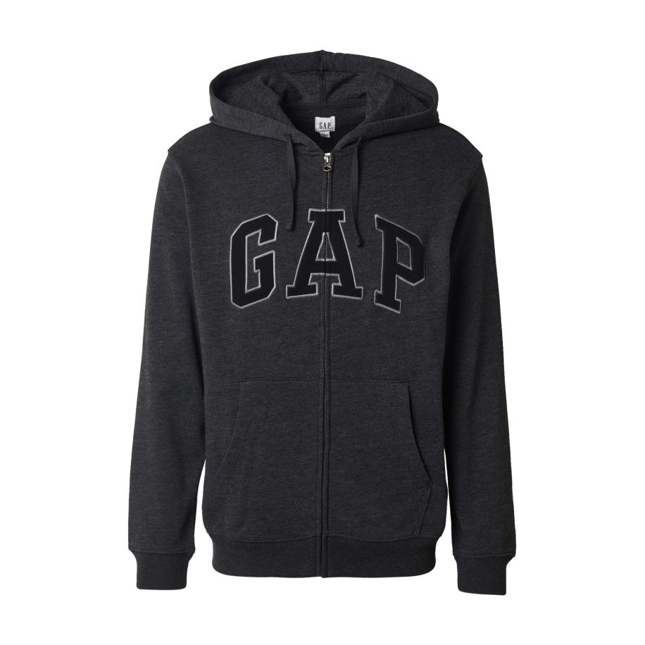 GAP GAP Sweatvest HERITAGE lichtgrijs / donkergrijs / zwart -