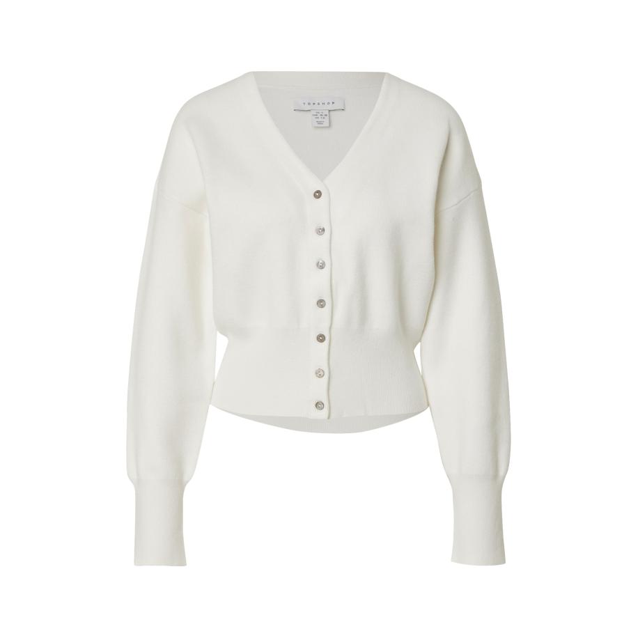 Topshop TOPSHOP Gebreid vest crème -