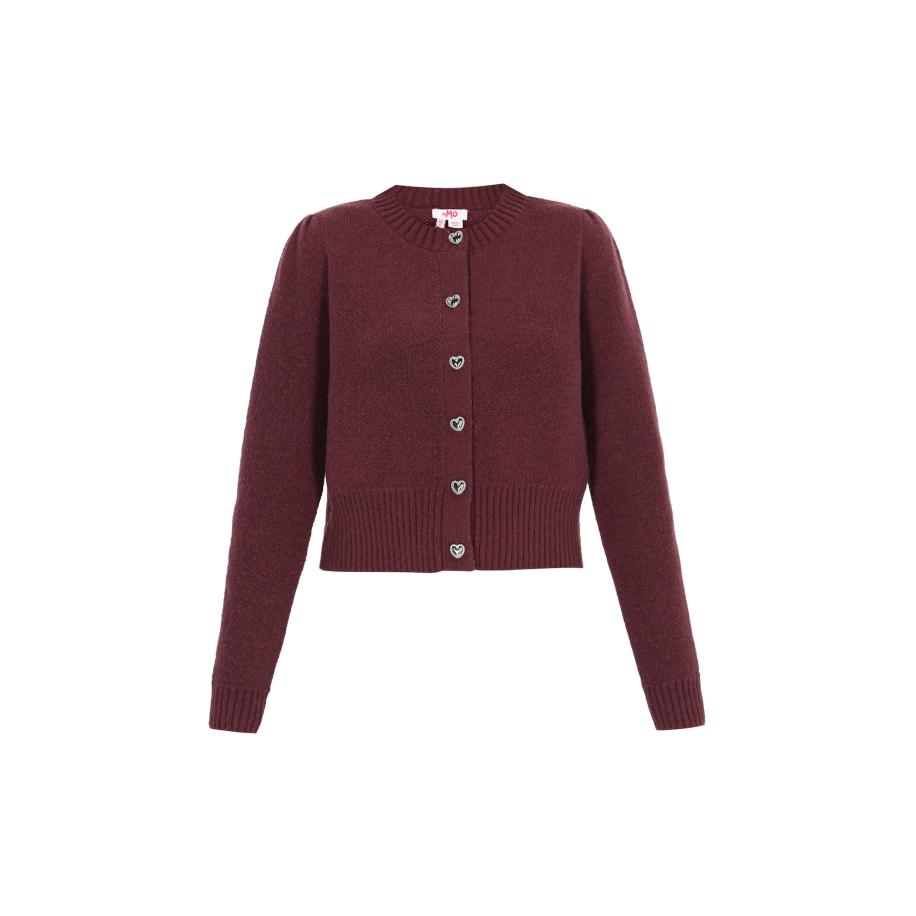 MYMO MYMO Gebreid vest bourgogne -