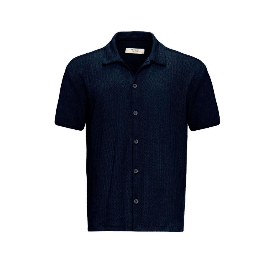 Antioch Antioch Gebreid vest navy -