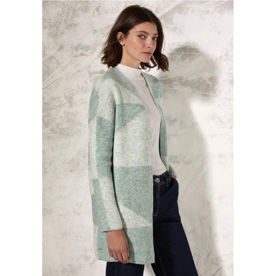 CECIL Vest met patroon Groen