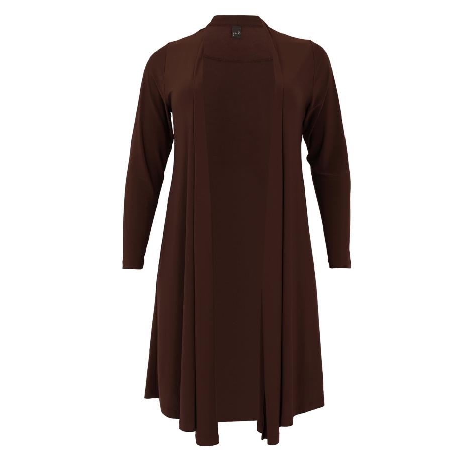 Yoek YOEK Gebreid vest Dolce bruin -