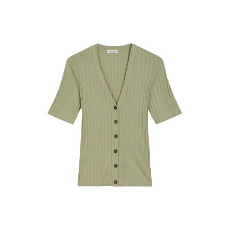 Marc O'Polo Marc OPolo Gebreid vest groen