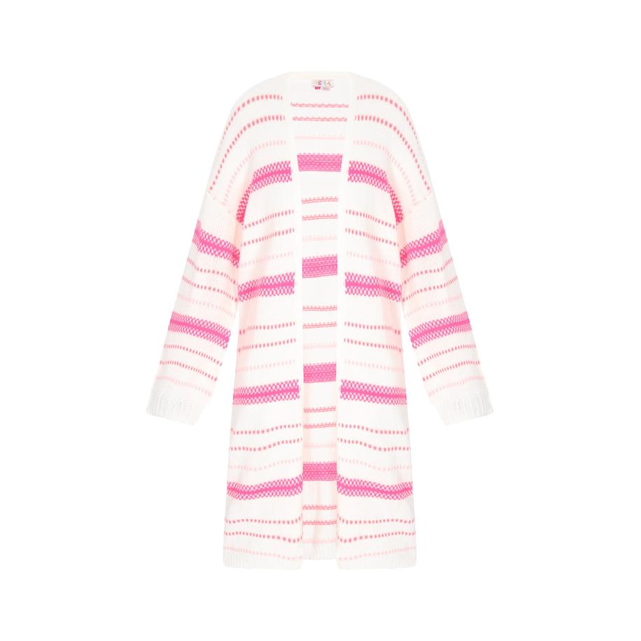 IZIA IZIA Gebreid vest pink / rosa / offwhite -
