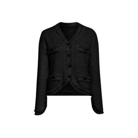 aleva aleva Gebreid vest zwart