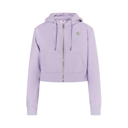 MYMO MYMO Sweatvest Biany grijs / pastellila