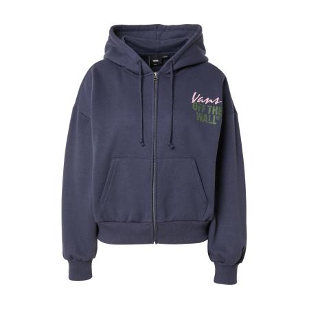 VANS Sweatvest Ladywall Retro donkerblauw / groen / lichtroze