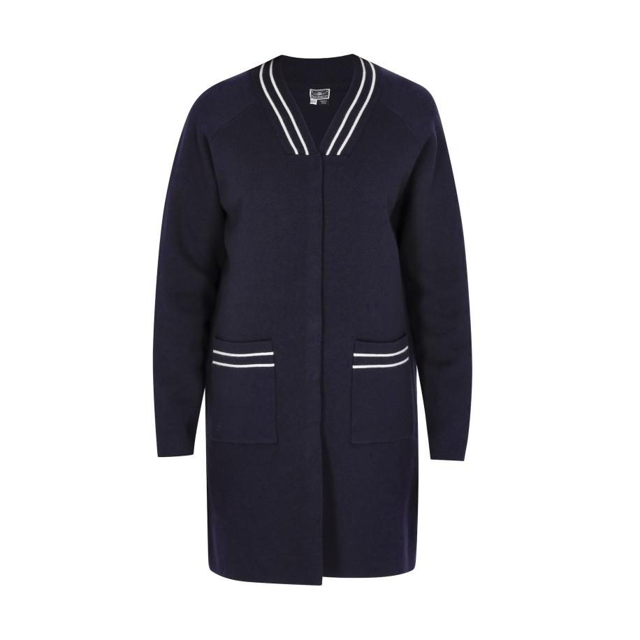 DreiMaster DreiMaster Maritim Gebreid vest marine / wit -