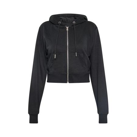 Swirly swirly Sweatvest zwart