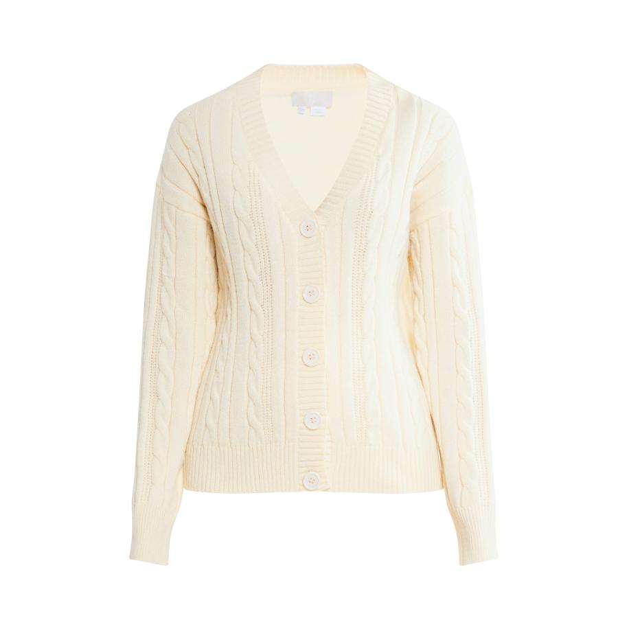 RISA RISA Gebreid vest Teylon crème -