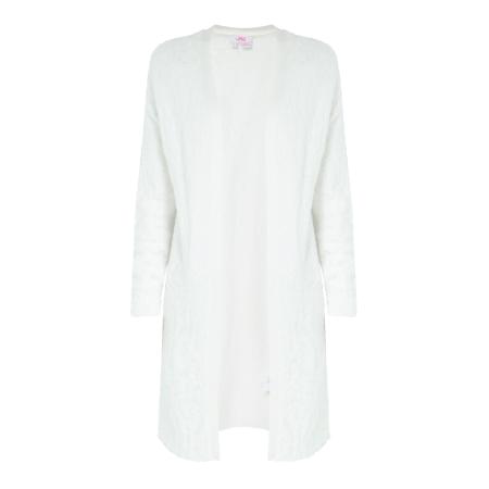 MYMO MYMO Gebreid vest wit