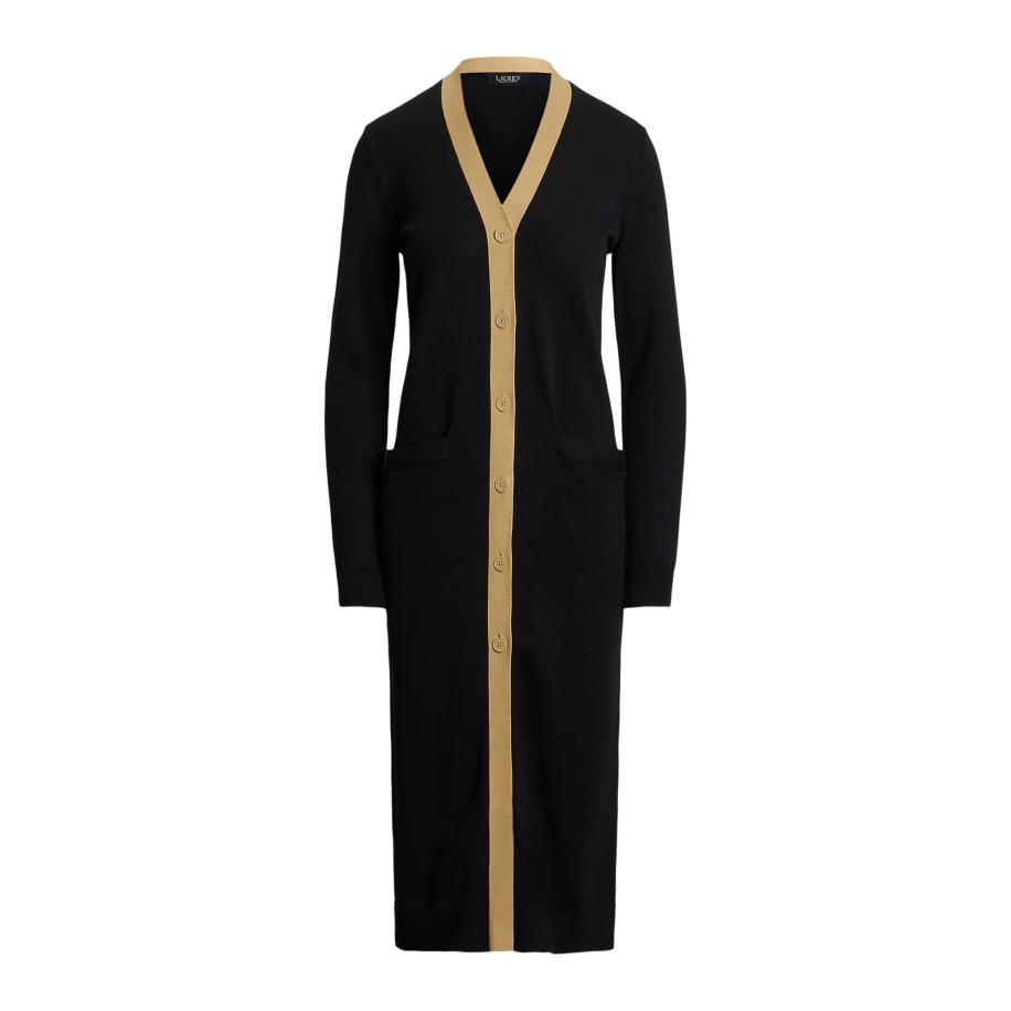 Lauren Ralph Lauren Lauren Ralph Lauren Gebreid vest sand / zwart -