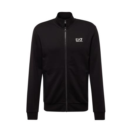 Emporio Armani EA7 Emporio Armani Sweatvest zwart / wit