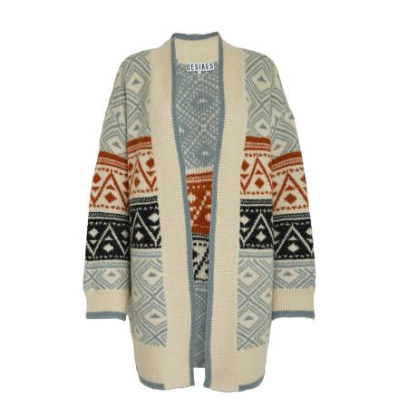 Desires DESIRES Gebreid vest DSFija grijs