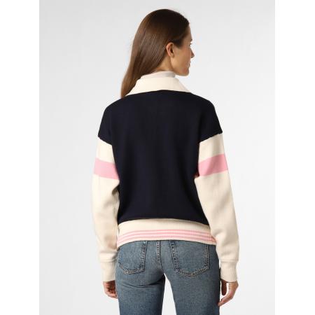 Ipuri Ipuri Gebreid vest ecru / marine / lichtroze