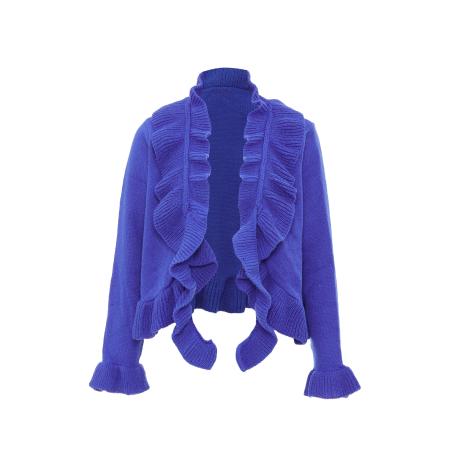 aleva aleva Gebreid vest royal blue/koningsblauw