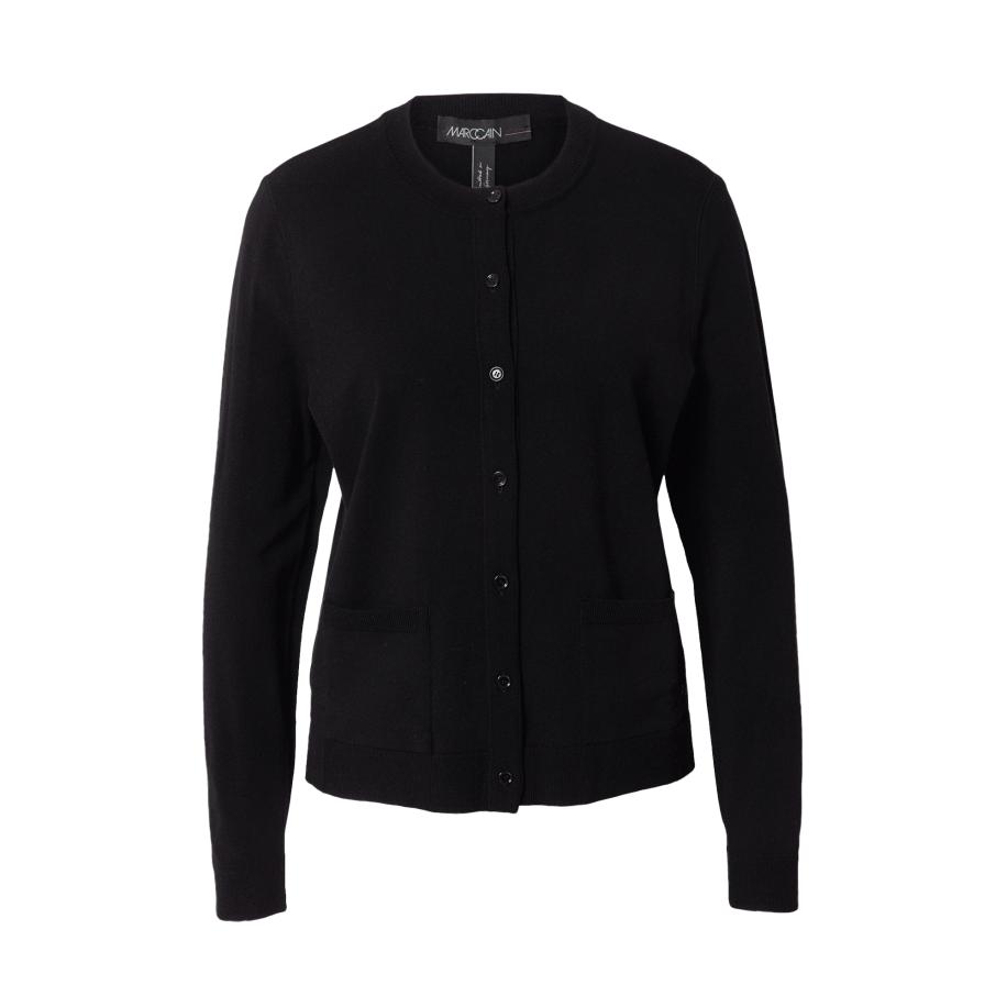Marc Cain Marc Cain Gebreid vest zwart -