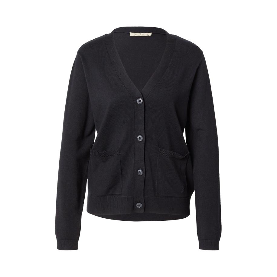 Smith & Soul Smith&Soul Gebreid vest zwart -