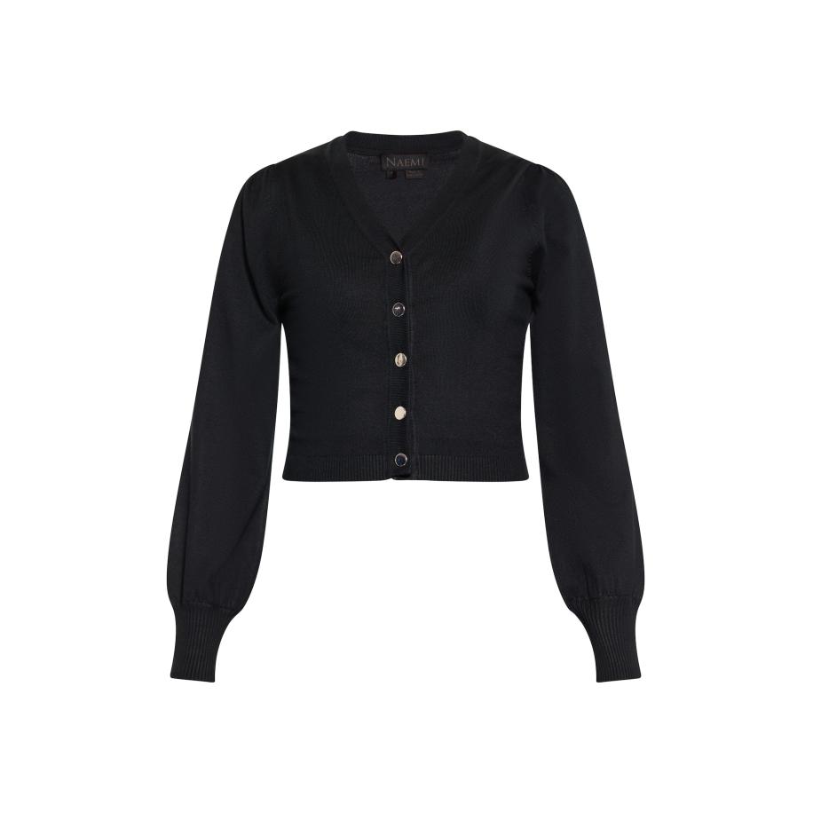 NAEMI NAEMI Gebreid vest zwart -