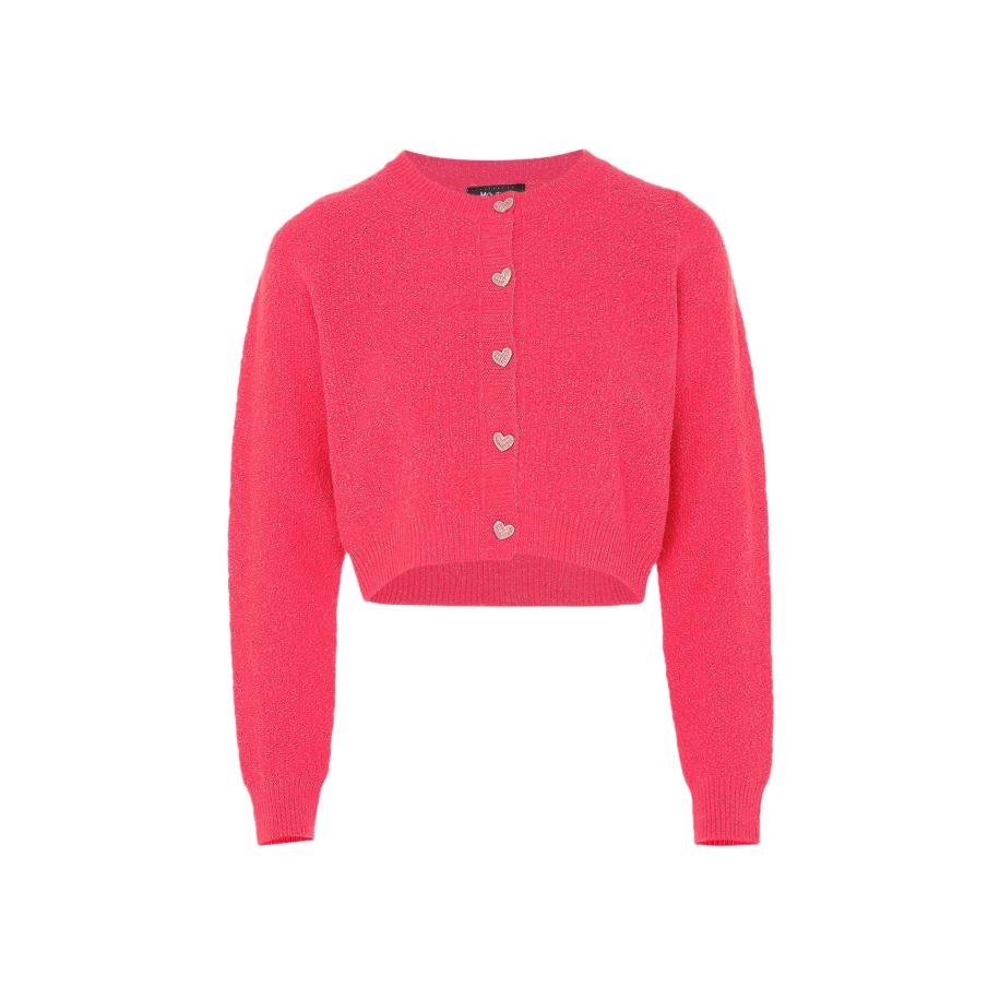 MyMo At Night myMo at night Gebreid vest neonroze -