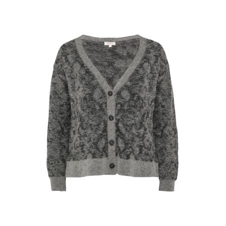 s.Oliver s.Oliver Gebreid vest grafiet / donkergrijs