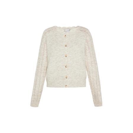 Usha Usha Gebreid vest beige gemêleerd