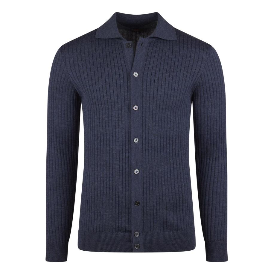 Stenströms Cardigan Marine, Ruit Blauw