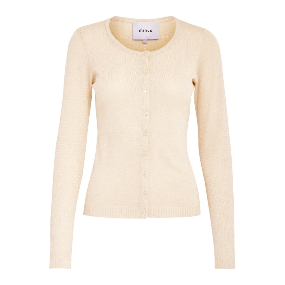 Minus minus Gebreid vest New Laura goud -