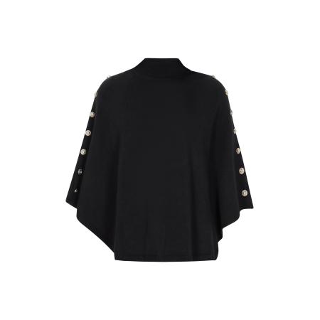 DreiMaster DreiMaster Klassik Cape Vintage zwart