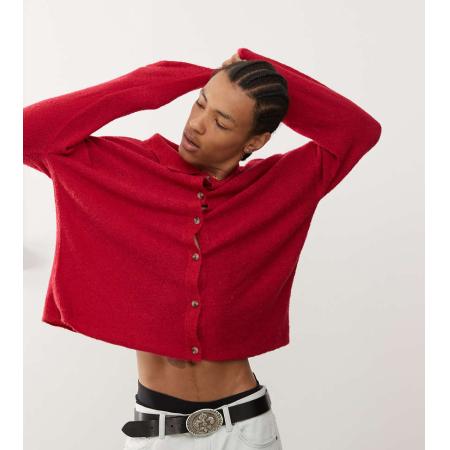 Reclaimed Vintage - Polovest in rood