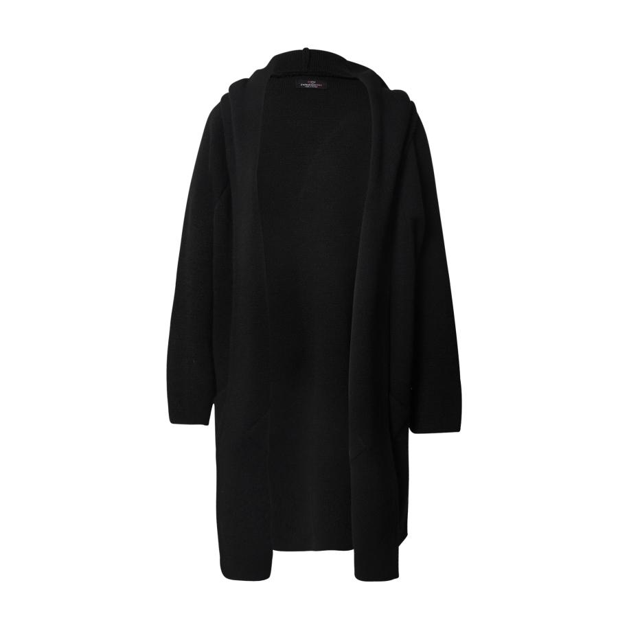 zwillingsherz Zwillingsherz Gebreid vest Annabell zwart -