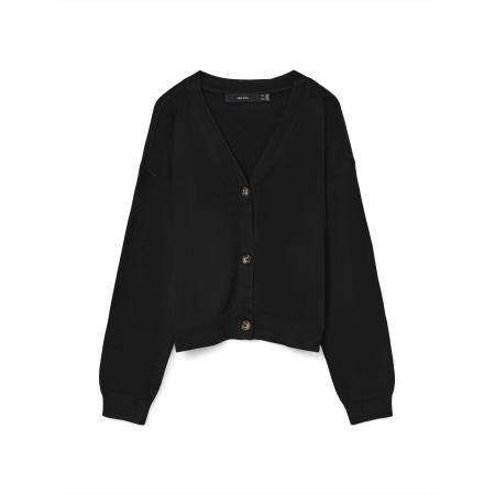 Vero Moda VERO MODA Gebreid vest VMSaba zwart