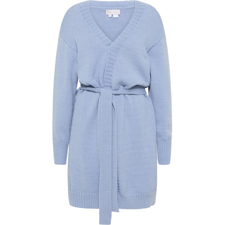 RISA RISA Gebreid vest Teylon lichtblauw -