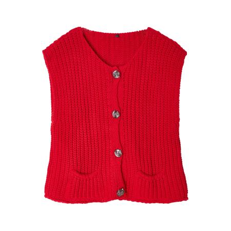 Trendyol Trendyol Gebreide bodywarmer rood
