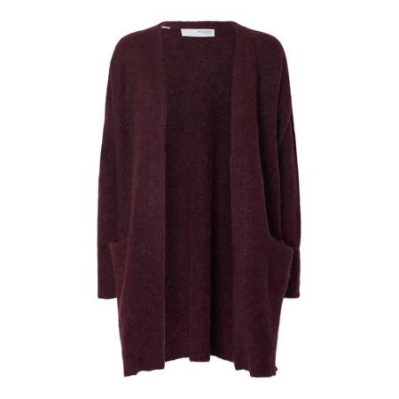 Selected SELECTED Gebreid vest SLFLulu wijnrood