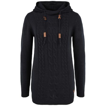 Oxmo Gebreid vest Cable zwart